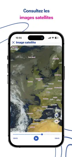 Capture d'écran de Météo-France sur iPhone 6
