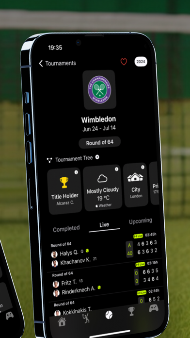 ScoreGO - The Tennis Pro Tours Screenshot