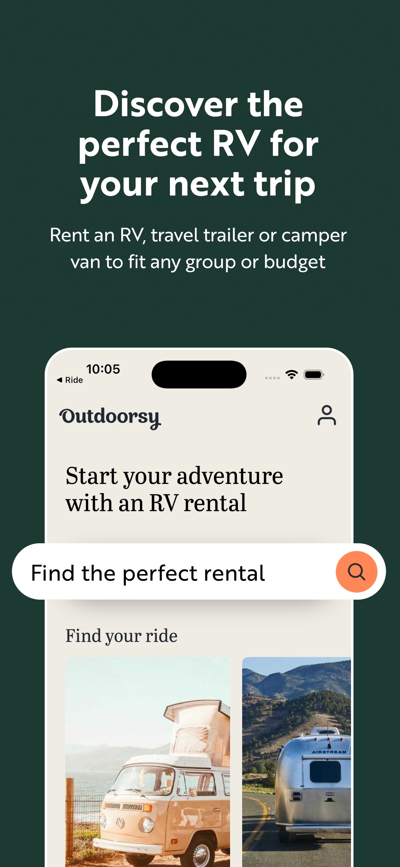 Outdoorsy - Rent an RV screenshot 1