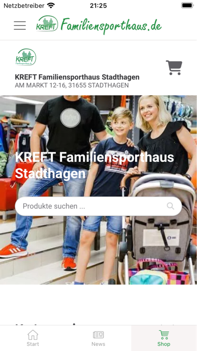 Familiensporthaus App Screenshot