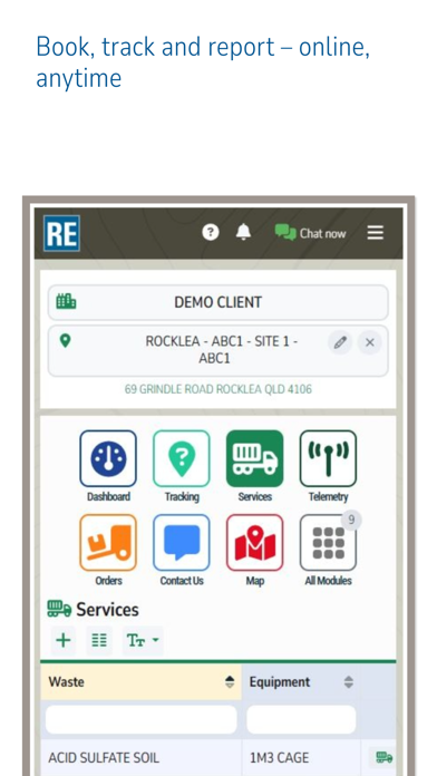 REMONDIS Client Portal screenshot
