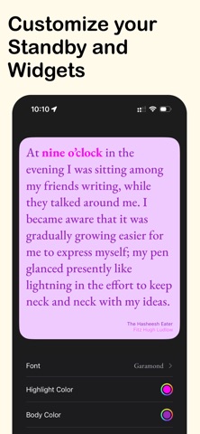 Book Quotes - Clock Widget Screenshot 3 of 3