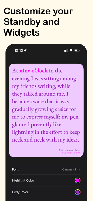 Book Quotes - Clock Widget Screenshot 3 of 3