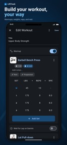 LiftTrack: Strength Training screenshot