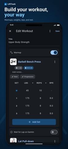 LiftTrack: Strength Training Screenshot 3 of 8