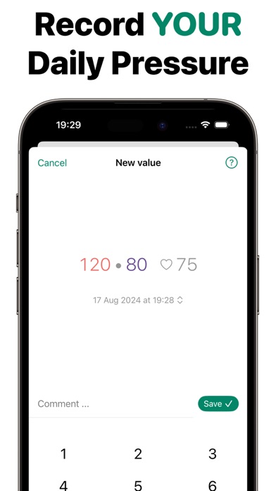 Blood Pressure - Tracker app Screenshot