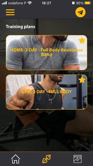 Mike Fitness App Screenshot