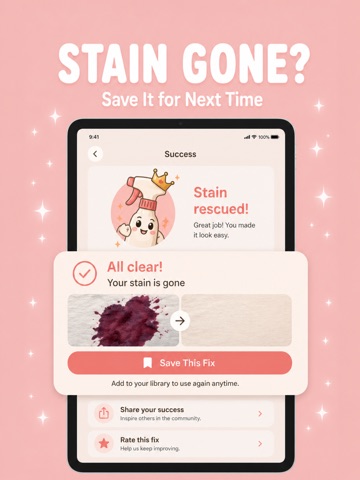 Stain Fix: Remove Stains iPad screenshot