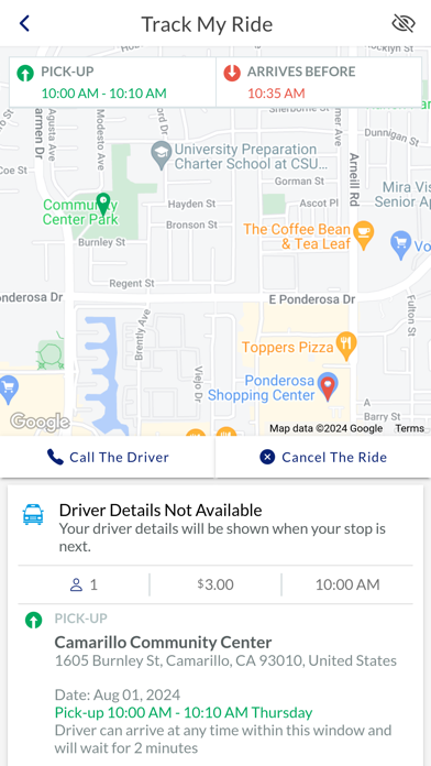 Camarillo Area Transit Screenshot