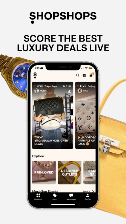 ShopShops: Designer Deals Live screenshot-0