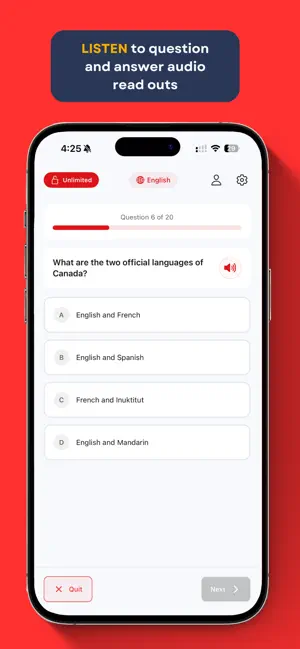 Pass Canadian Citizenship screenshot 3