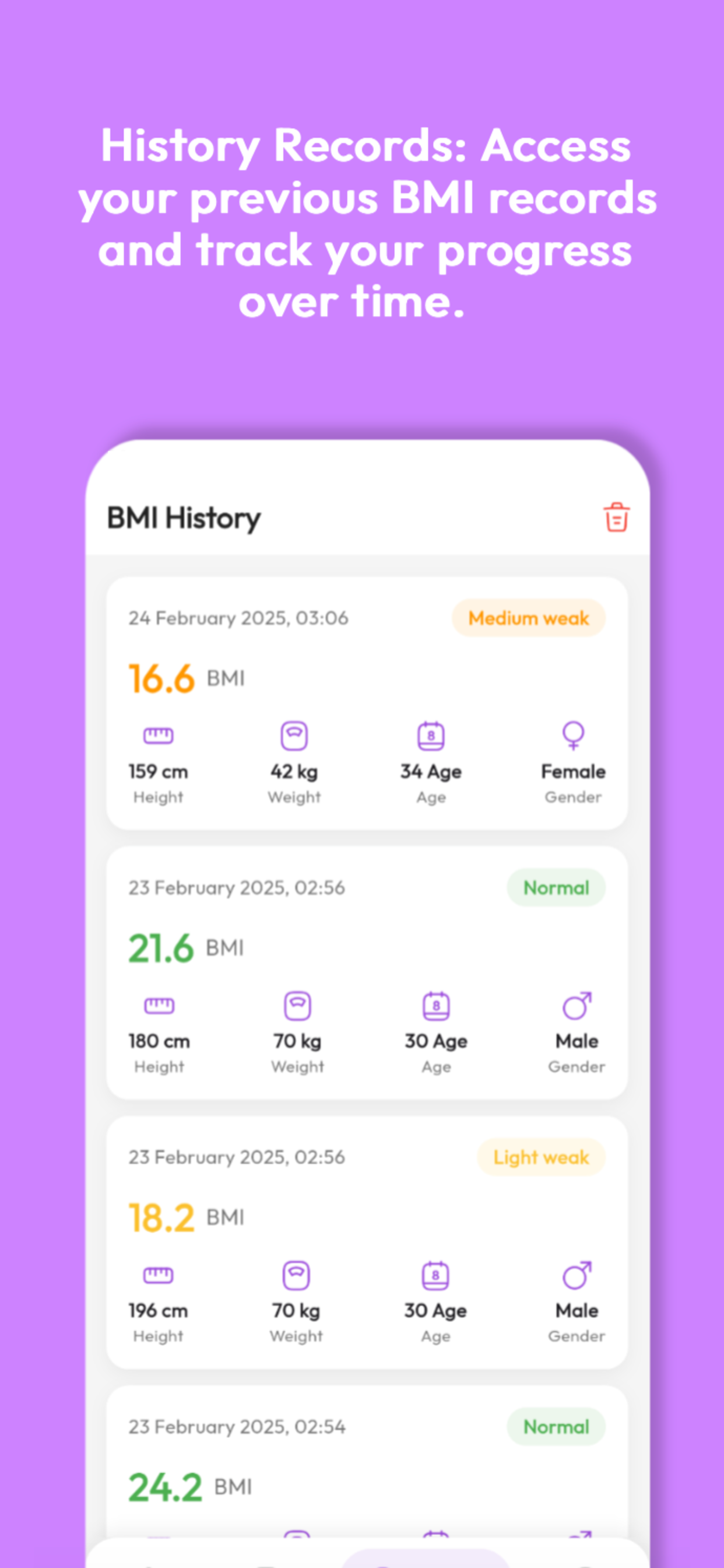 Body Mass Index Calculator Lab