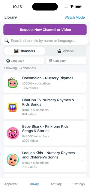 Vidz Valley: Parental Control screenshot 1