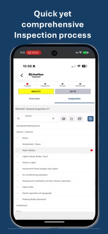 OneFlow Inspection screenshot