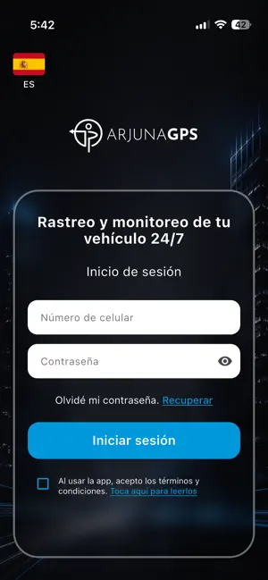 Arjuna GPS screenshot 2