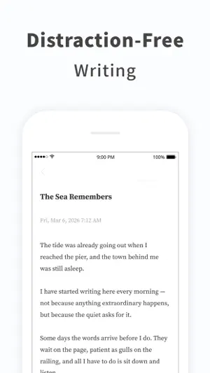 PenCake: Minimal Writing App screenshot 2