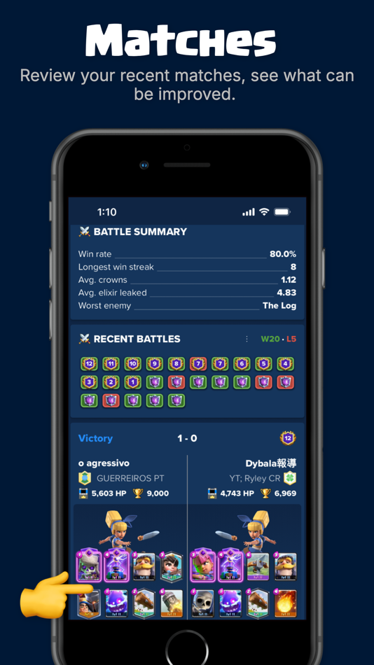 #5. Stats Royale for Clash Royale (iOS) Podle: Overwolf