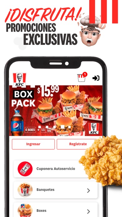 KFC El Salvador Screenshot