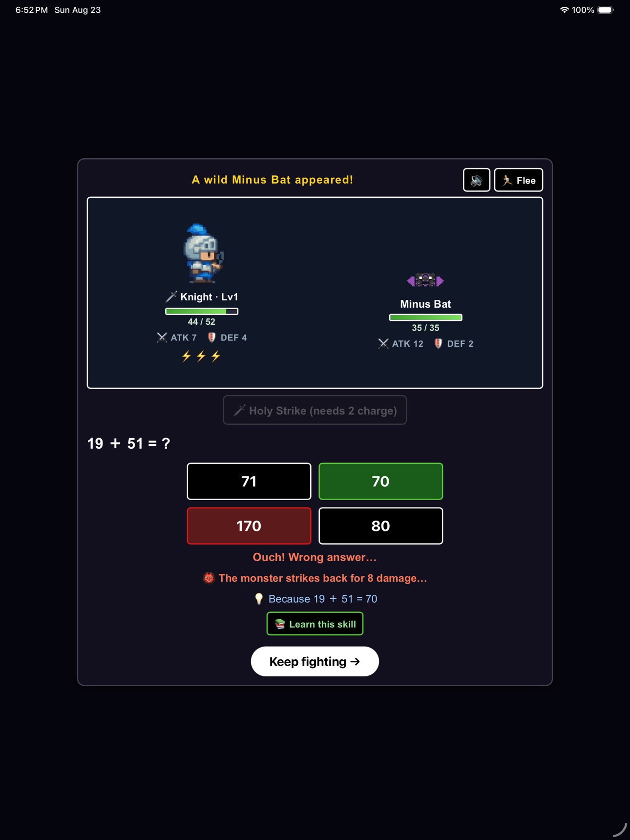 Screenshot 6 of Mathalon Math Game