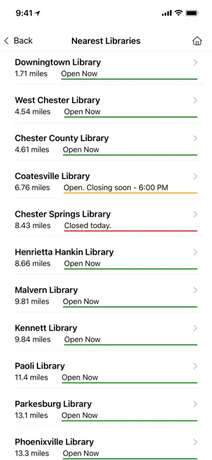 Chester County Library System screenshot 3
