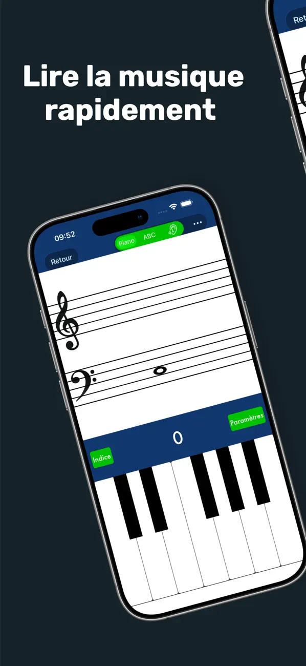 Screenshot #1 pour NoteRacer : Déchiffrage Piano