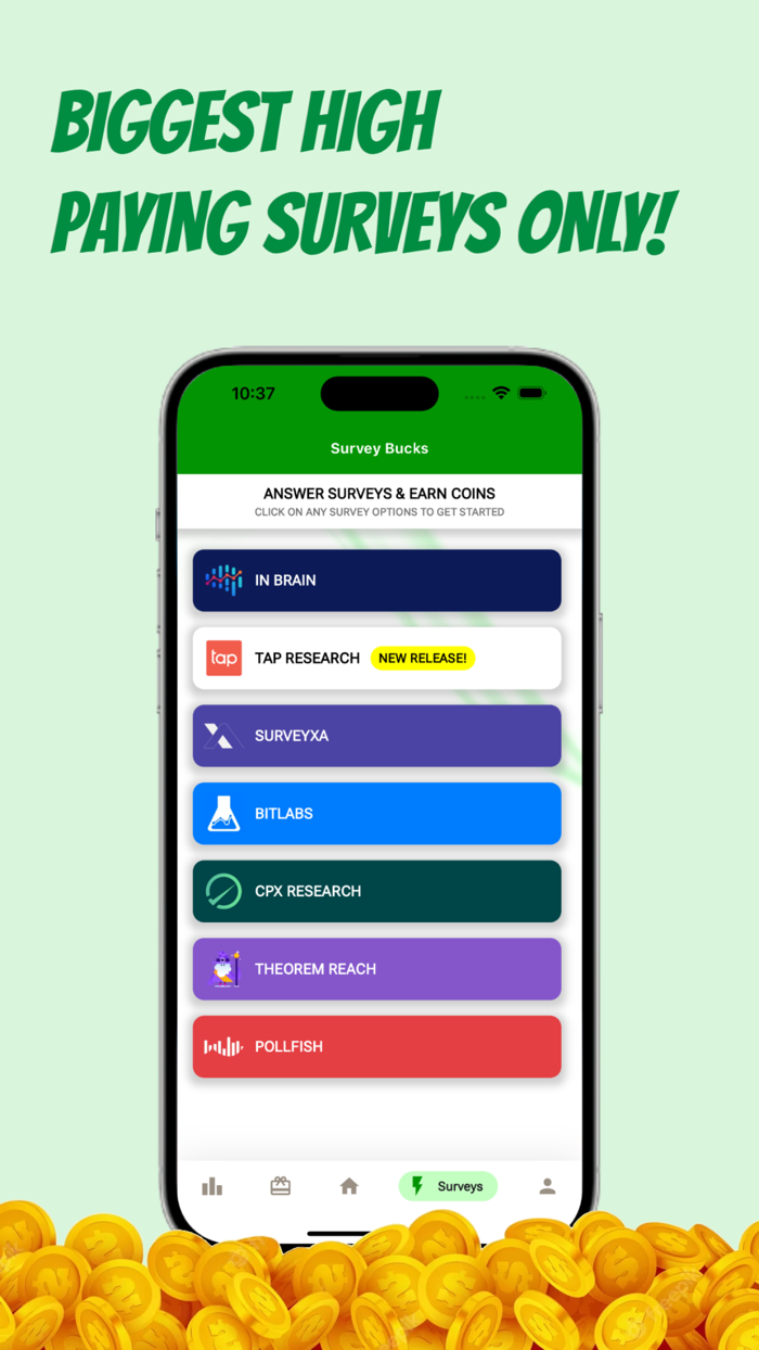 Earn Money with Survey Bucks