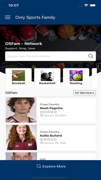 Only Sports FAM Screenshot