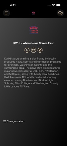 App screenshot