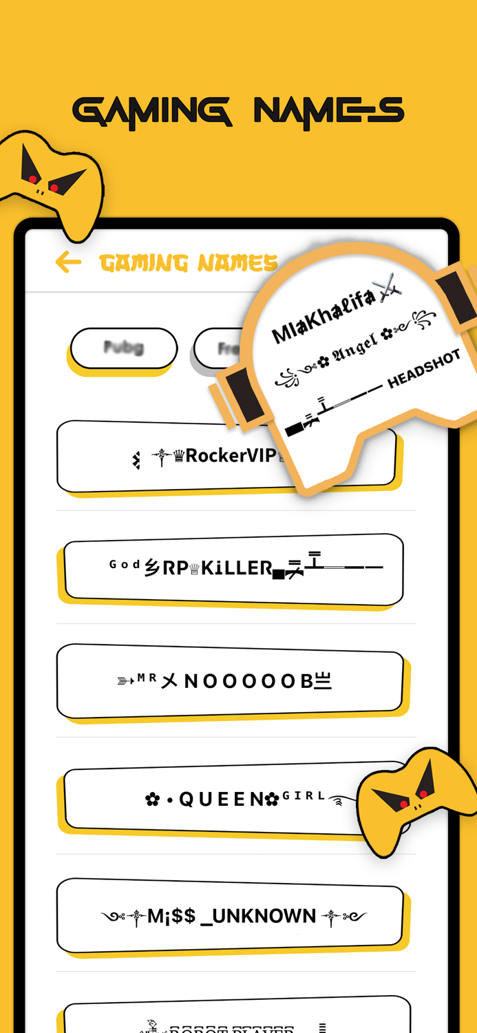 Nickname Maker For Games