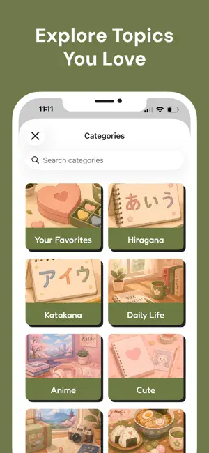 Learn Japanese Words - Mochi screenshot 2