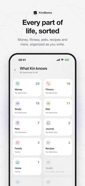 KinMemo: AI Journal & Diary screenshot 3