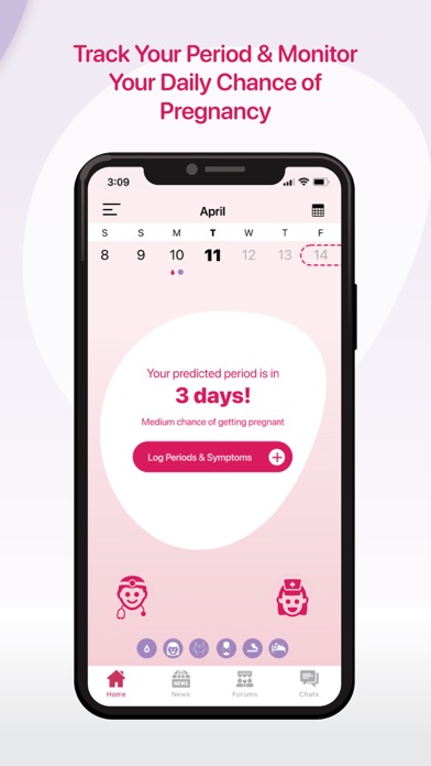 Oohvie - Period Tracker Screenshot