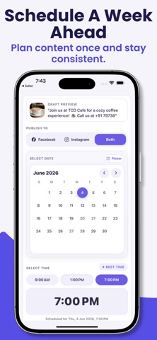 SnapPost: AI Post Scheduler screenshot