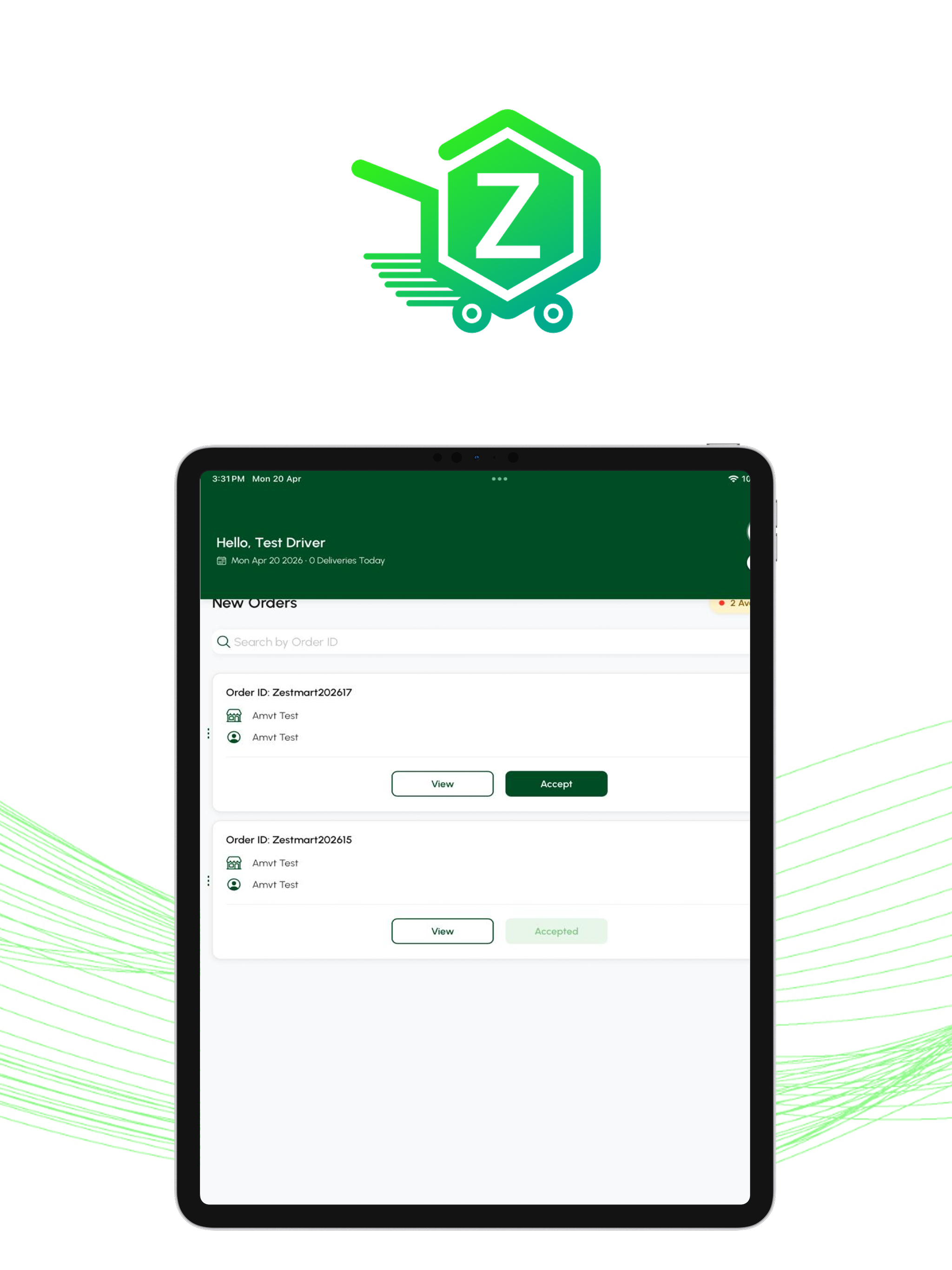 Zestmart Driver App