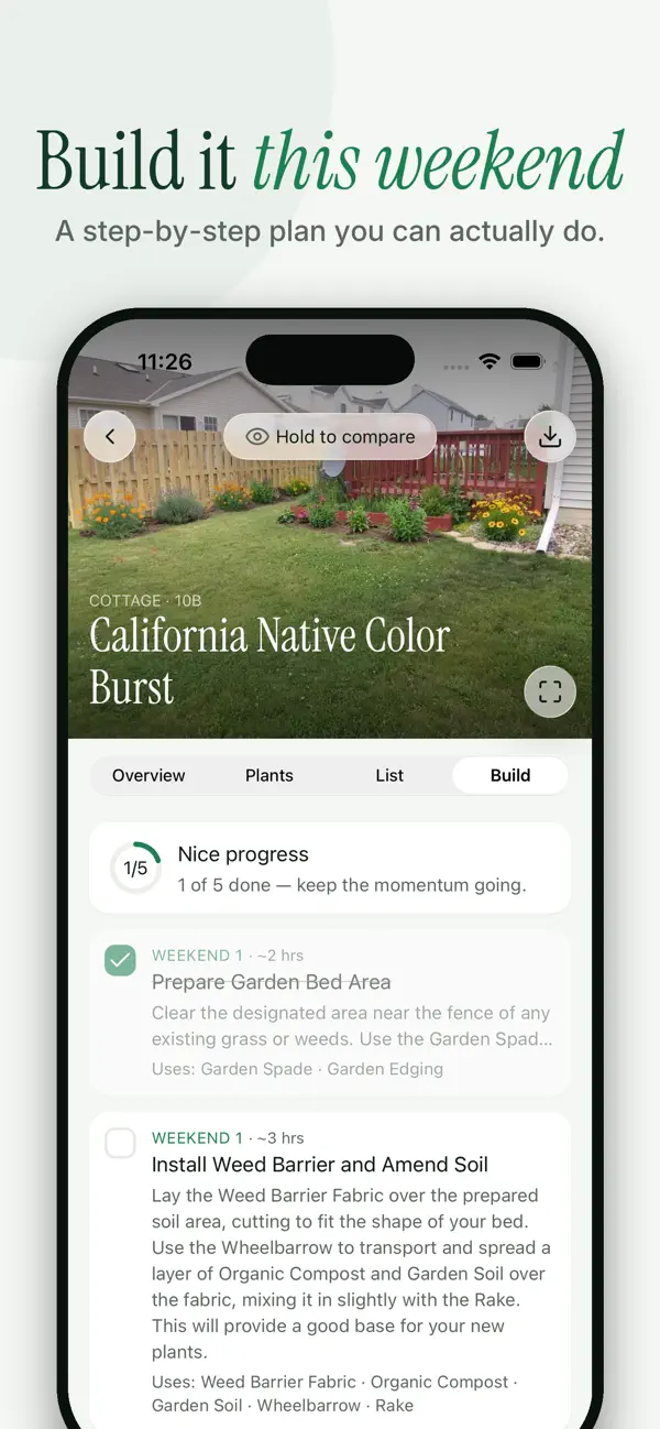 YardPlan: Build it this weekend