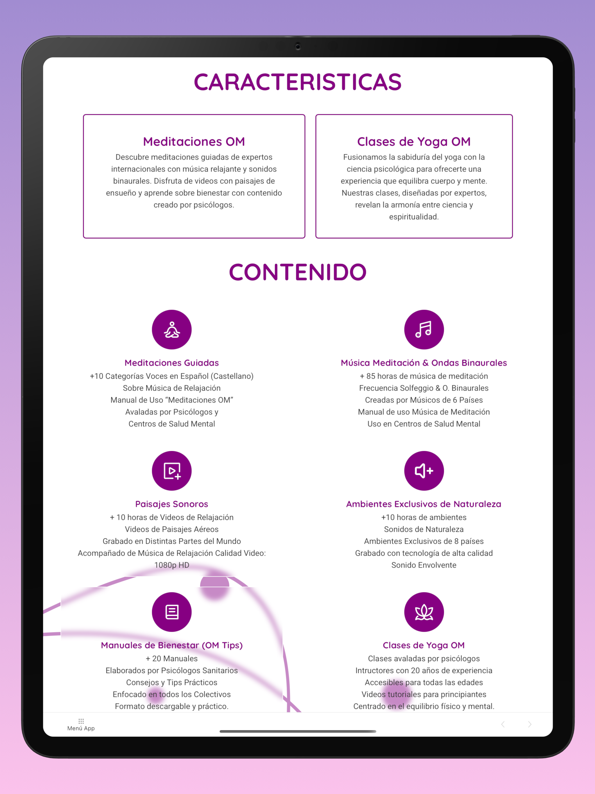 Mindfulness OM: Equilibrio screenshot 6