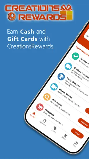 CreationsRewards: Paid Surveys screenshot 1