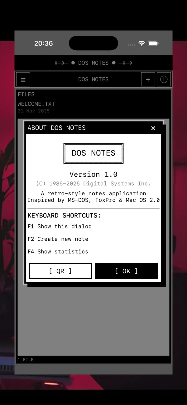 #4. Dos Notes (iOS) Ved: Denis Kashin