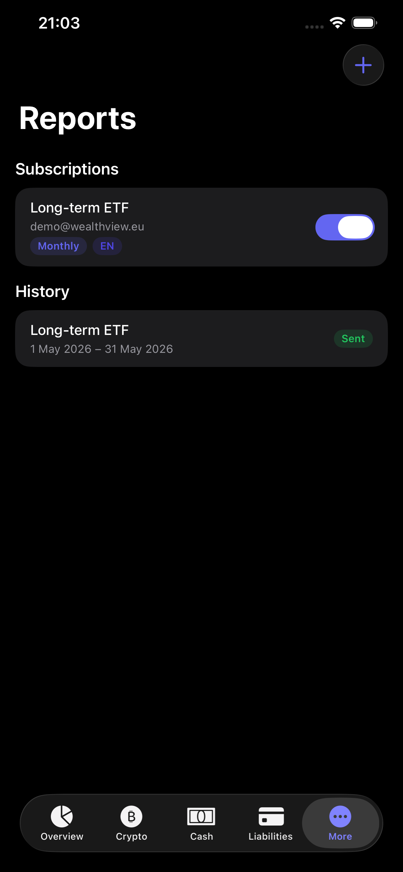 WealthView: Portfolio