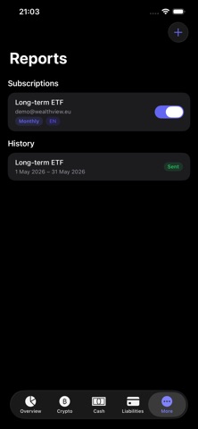 WealthView: Portfolio Screenshot 7 of 10