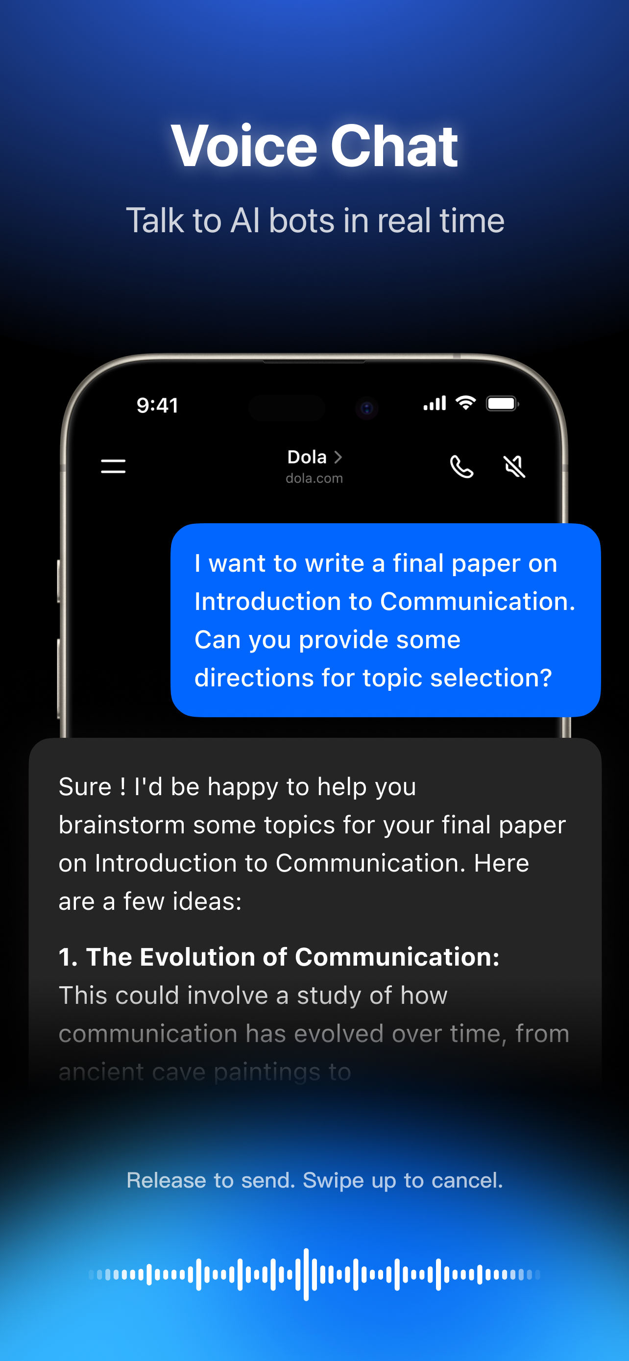 Dola: Smart AI Assistant screenshot 9