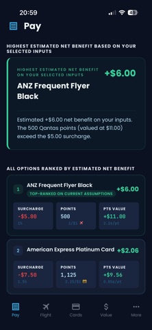 PointMate - AU Loyalty Points iPhone screenshot