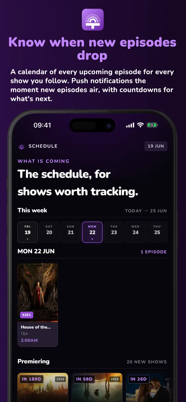 #4. Televise: TV & Anime Tracker (iOS) De: MOHAMMED NUMAN MUMTAZ