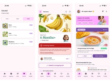 Momsie: Baby Led Weaning iPad screenshot