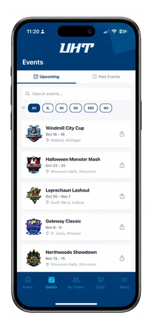 Ultimate Hockey Tournaments screenshot 2