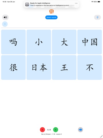Chinese Sound Test iPad screenshot
