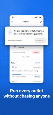 Stepwise - SOP Management iPhone screenshot