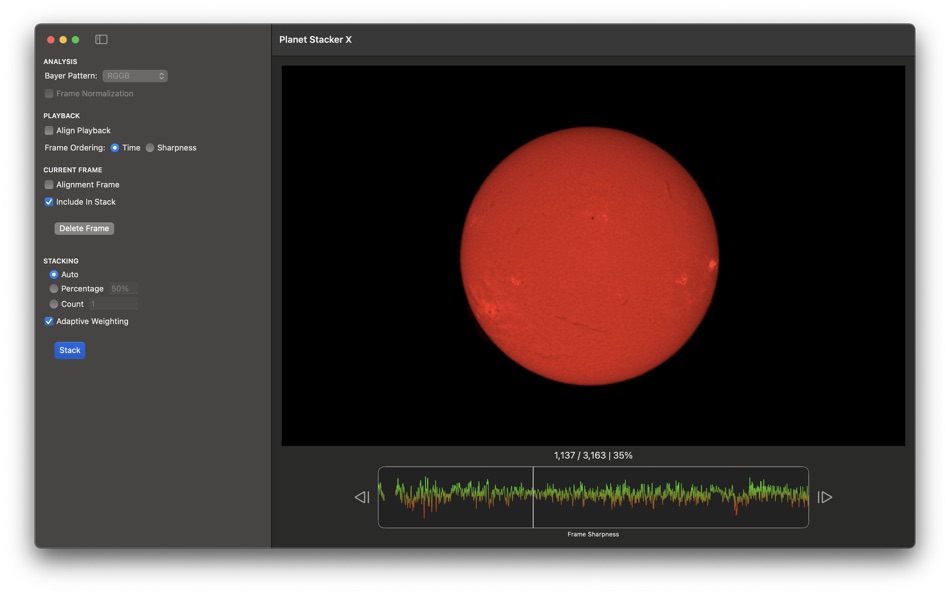 #2. Planet Stacker X (macOS) 由: Open Reel Software