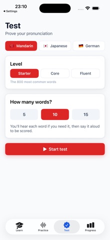 Pronunciation Master: Speak iPhone screenshot