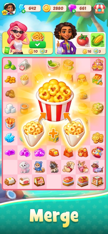 Foodstars: Merge & Cook screenshot 3